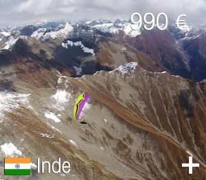 Voyages parapente en Inde