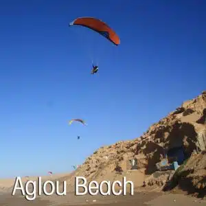 Aglou beach site de parapente au Maroc