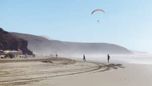 Stage parapente sur les falaises de Legzira beach au Maroc