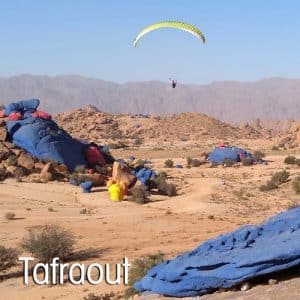 Tafraout site de parapente au Maroc