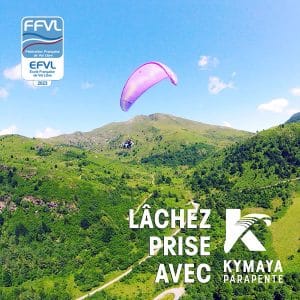 Image daccueil mobile de lecole kymaya parapente de la federation francaise de vol libre