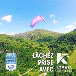 Image daccueil mobile de lecole kymaya parapente de la federation francaise de vol libre