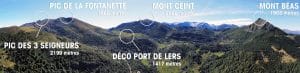 Vue aérienne du Port de Lers, site de parapente en Ariège avec des paysages exceptionnels.
